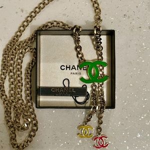 Chanel belt, bracelet, necklace